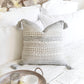 Handmade Gradient Gray Square Pillow Cover 20x20 22x22