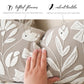Velvet Soft Taupe Flower Pattern Lumbar Throw Pillow Cover 14X36 inch