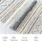 Serene Boho Woven Long Wall Hanging - Blue