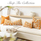Velvet Soft Yellow Mustard Flower Pattern Lumbar Throw Pillow Cover 14X36 inch