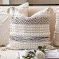 Handmade Black Square Pillow Cover 20x20